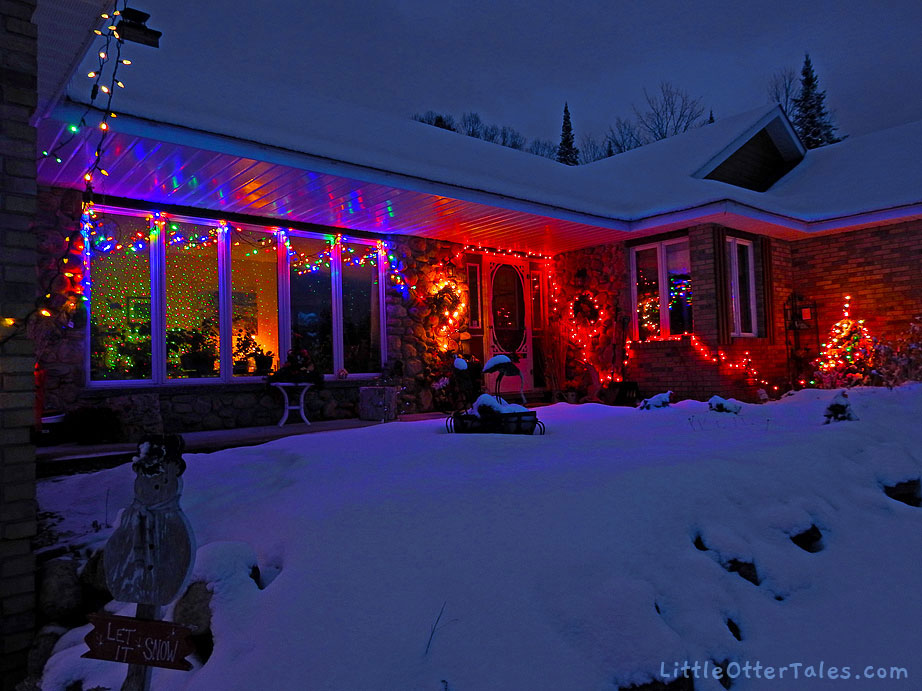 Christmas lights at home
